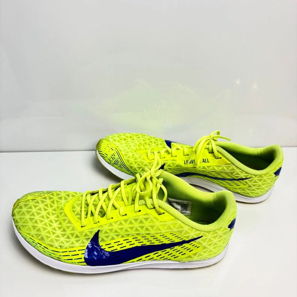 Nike Running Shoe Spikes Zoom Rival XC Cross Country Yellow Mens 10.5 Unisex